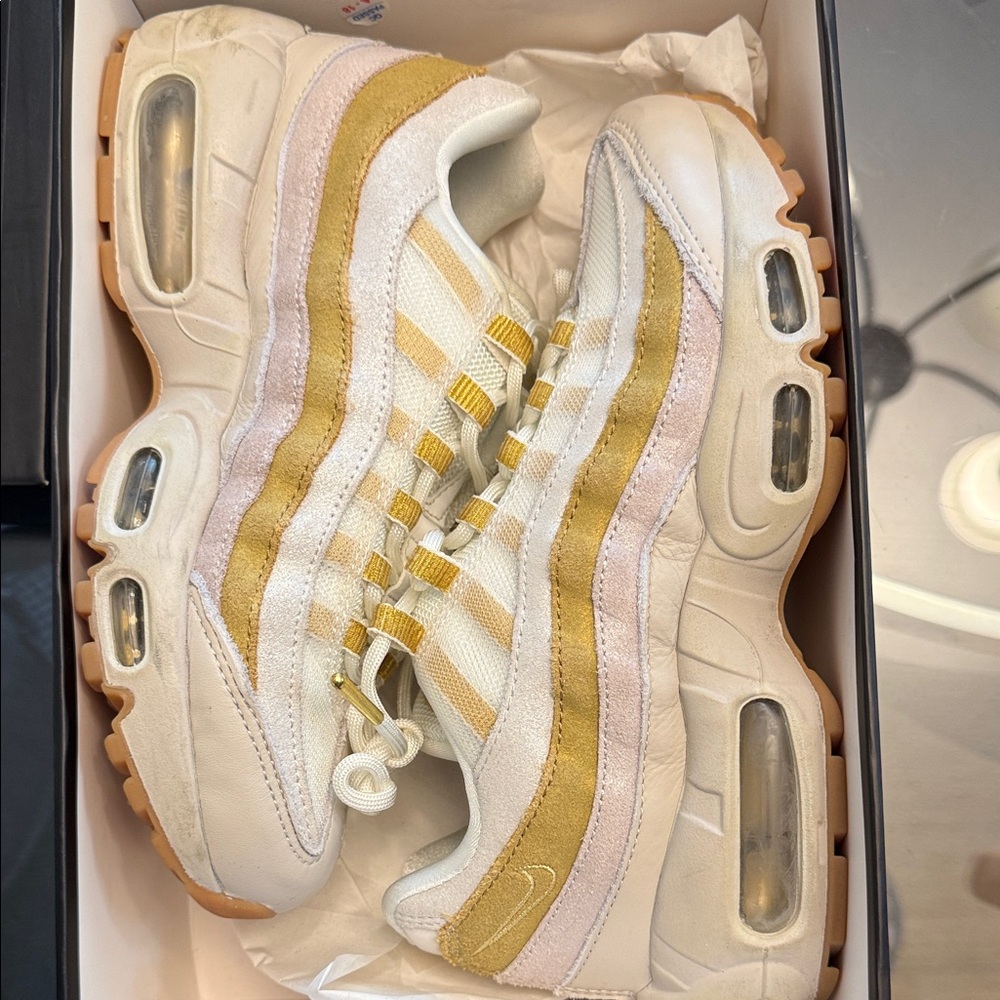 Limited Edition GOLD Nike Air Max 95 Sneakers